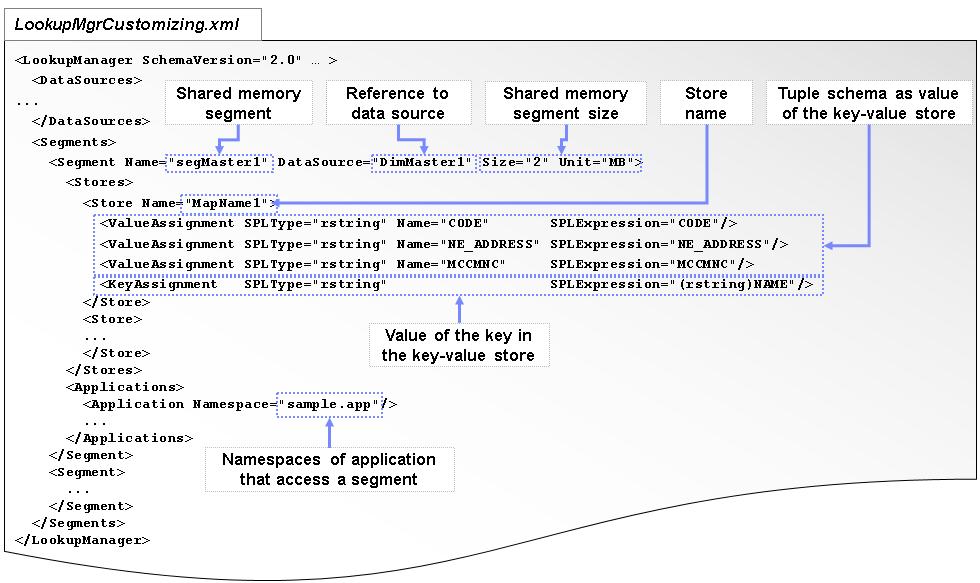 Lookup Manager application – segment customization